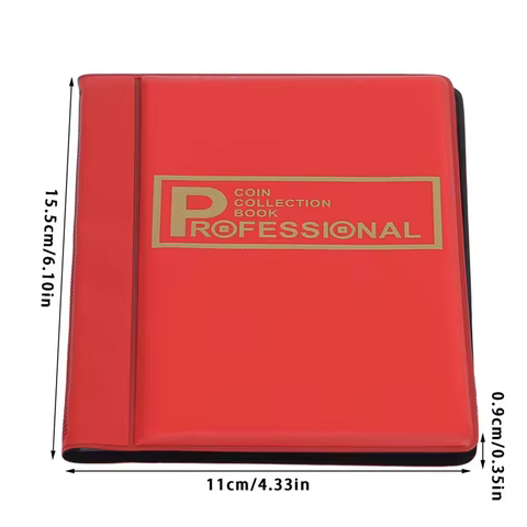 480/120 Coins Storage Book Commemorative Coin Collection Album Holders Collection Volume Folder Hold Multi-Color Empty Coin 12 best sales album coin - №4