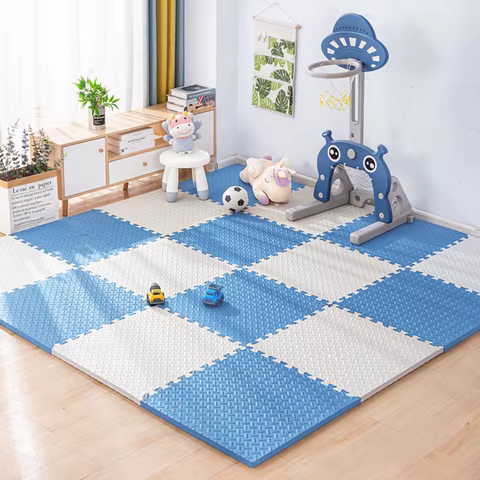 Puzzle Mat For Children Tiles Foam Baby Play Mat Kids Carpet Mat for Home Workout Equipment Floor Padding for Kids 12 best sales carpet squares tiles - №2