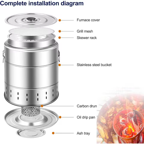 10 best sales smoke grill - №3
