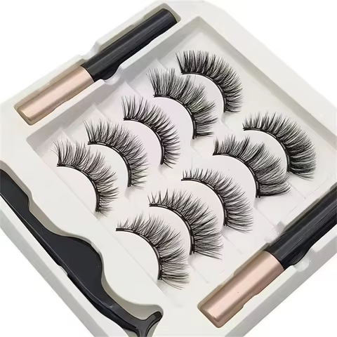 6 best sales eyelashes magnetic - №6