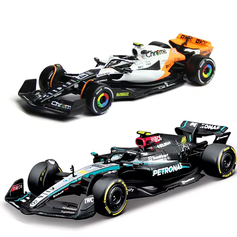 New 2024 F1 Bburago 1:43 Mclaren Mcl38 Miami Gp Monaco Gp Amg W15 F1 Alloy Miniature Diecast Model F1 Champion Mcl38 Toys Gift 6 best sales diecast 1 43 - №6