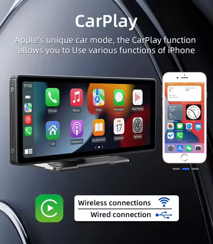 BQCC Universal 10.26'' Car Radio Multimedia Video Player Wireless Carplay/Android Auto/Mirrorlink BT AUX TF FM Car Player 10 best sales slme - №9
