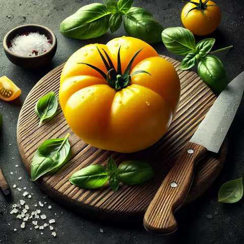 Seeds Tomato Golden Ożarowski 0.5g more than 125 seeds without GMO 10 best sales seeds tomato - №10