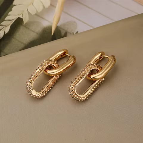 8 best sales fashion statement earrings - №8