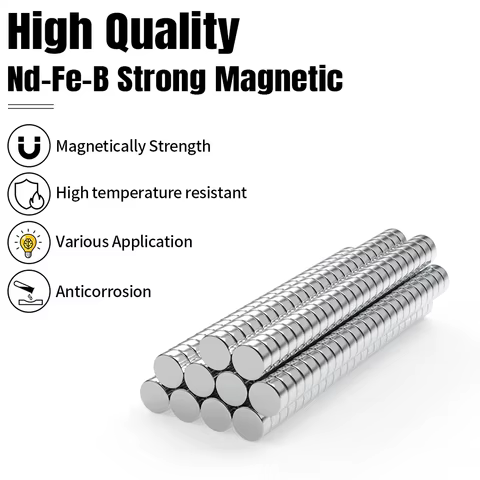 120pcs Powerful Round Magnet 4x2mm For Refrigerator,Office,DIY 8 best sales refridgerator magnet - №4