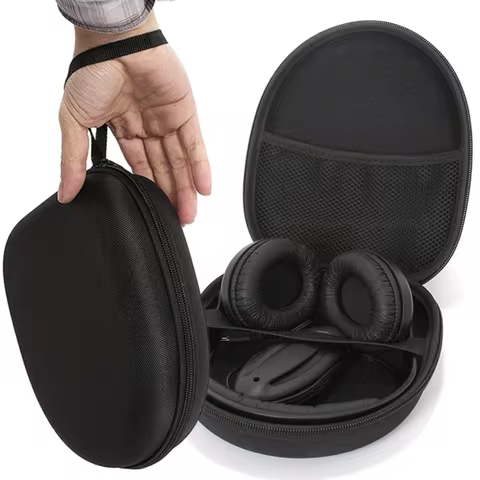 Bluetooth Headset Earphone Hard Case for Sony Headphones Storage Bag Case Portable Travel Shockproof Earbuds Carrying Pouch Bag 12 best sales wf 1000xm4 - №10