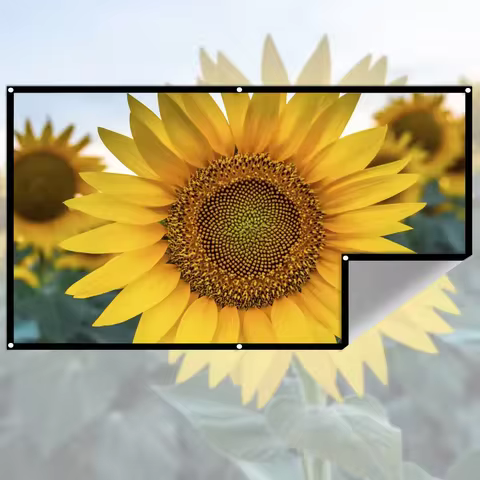 12 best sales reflective projector screen - №7
