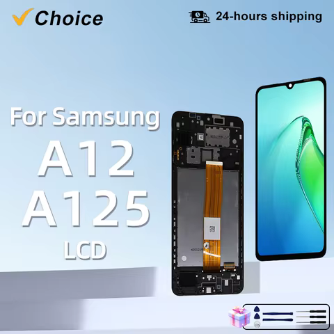 New Tested For Samsung Galaxy A12 LCD A125F SM-A125F A125 Display Touch Screen Digitizer For Samsung A12 Screen Replacement 8 best sales a12 - №7
