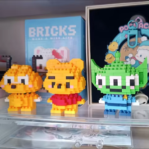 Disney 108 style Stitch LinaBell StellaLou Building Blocks Princess Cartoon Figrues Bricks Children's Assembly Toys Model Gift 8 best sales mould king harry potter - №6