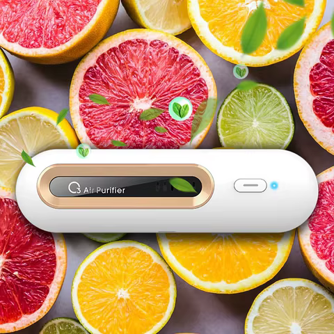 Air Purifier For Home Car Refrigerator Fridge Deodorizer USB Charging Pet Toilet Smell Odor Remover Ozon Generator Air Freshener 8 best sales fridge smell - №4