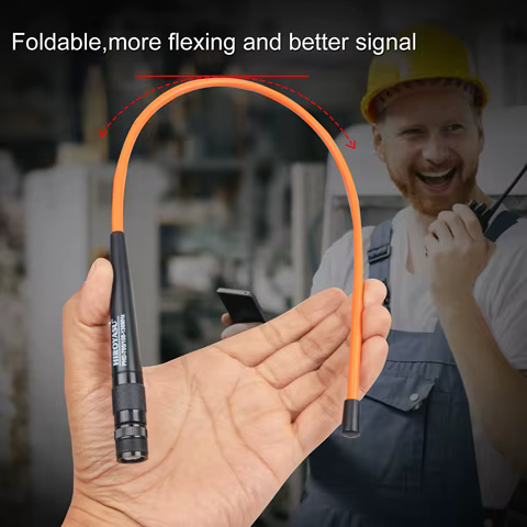 108-136MHz Handheld Whip Walkie Talkie Air Band Antenna 2.15dB 47CM 20Watts Hiroyasu PHD-795 for Baofeng UV-17Pro Gps Quansheng 8 best sales garmin antenna - №2