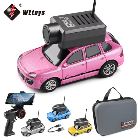 WLtoys 6401 1:64 Mini RC Car 2.4G Remote Control with 720P FPV Camera & WiFi APP, 2025 New RC Racing Toy Gift for Boys Girls 10 best sales rc car wltoys - №1