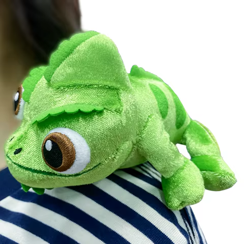 Pascal Rapunzel Chameleon Plush Toy Soft Stuffed Animals Plush Shoulder Plush Suitable for Parties Perfect Gift for Kids 8 best sales disney stuffed animals - №2