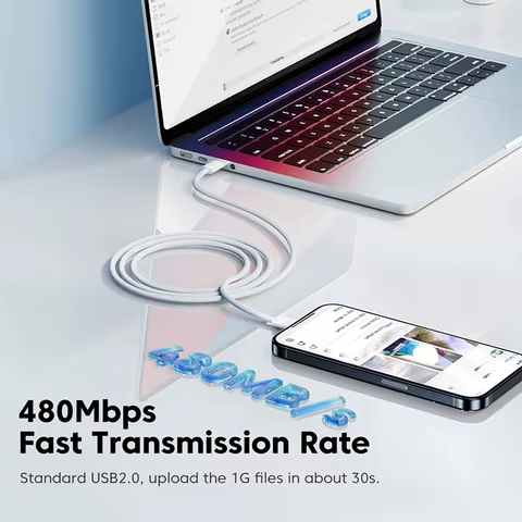 60W Type C to Type C Color Cable For Apple iPhone 15 PD Fast Charging For Huawei Xiaomi Samsung Type C Weaving Cable Accessories 8 best sales samsung cable - №1