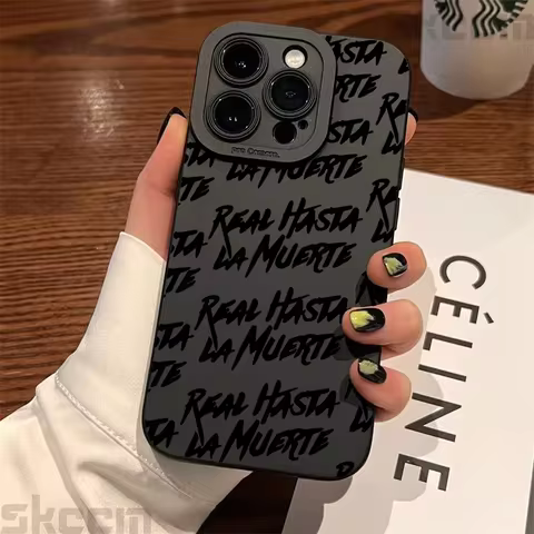 Fashion Hot Rapper Anuel AA Shockproof Phone Case For iPhone 16 Pro Max 15 14 11 12 13 Mini XS Max X XR 7 8 15 Plus Matte Cover 8 best sales cover iphone 13 pro max gucci - №6