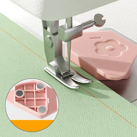 Magnet Lock Stitcher Sewing Machine Accessories New Multi-purpose Magnet Gauge Edge Polygonal Anti-Curling Plastic Positioner 12 best sales sewing machine parts - №11