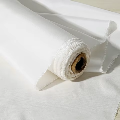 12 best sales white silk fabric - №6