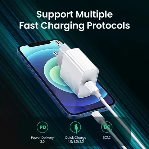 PD 20W Fast Charger For iPhone 14 13 12 11 Pro Max Mini 7 8 Plus XR Type C Cable Fast Charging Date Cord Phone Accessories 8 best sales bateria redmi note 7 - №3