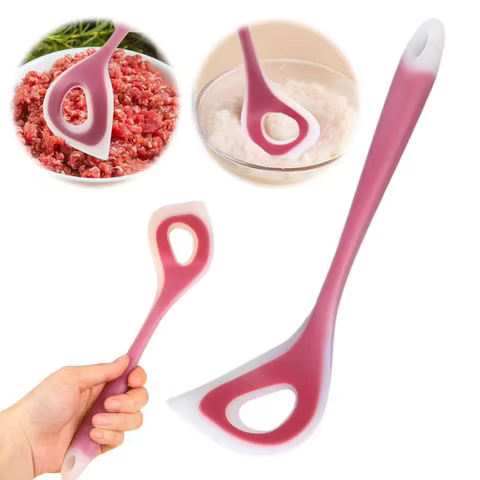 Durable Silicone Meatball Maker Tool Manual Meatball Scoop Fish Ball Spoon Meatball Press Spoon 10 best sales meatball maker - №5