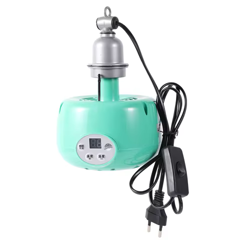 Pet Heating Lamp Animal Warm Light Chicken Thermostatic Temperature Controller Heater Reptile Box Heating lamp 220V 300W 6 best sales incubator heater - №3