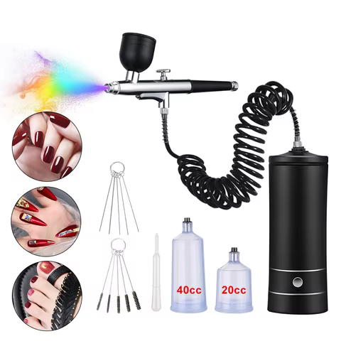 Black Oxygen Injection Device, Hand Held Electric Spray Gun, High Pressure, Nano Oxygen Injector, Household Spray, Beauty Instru 6 best sales beauty technology - №5