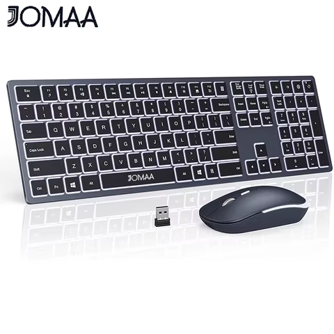 10 best sales wireless mechanical keyboard and mouse - №6
