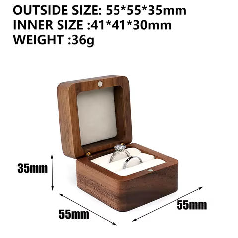 8 best sales wood ring box - №2