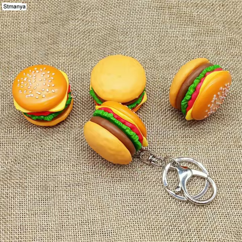 6 best sales burger keychain - №3