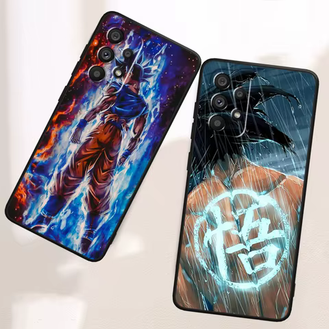 D-Dragon Ball Z Anime G-Goku For Samsung Note 20 10 Ultra Plus A31 A14 A12 A70 A34 A25 A04 A05 A15 A24 5G Black Soft Phone Case 6 best sales g shock dragon ball - №4