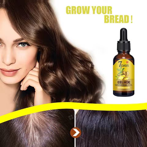 Ginger Hair Care Oil Hair Roots Scalp Treatment Improve Androgenetic Alopecia Scalp Treatment Serum Strengthen Hair Roots 10 best sales hair jam - №2