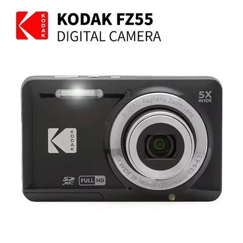 KODAK PIXPRO FZ55-RD 16MP Digital Camera 5X Optical Zoom 28mm Wide Angle 1080P Full HD Video 2.7 6 best sales dlsr camera - №3