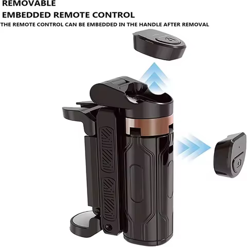 FANGTUOSI New Mobile selfie stick handle, tripod photography tool handheld stabilizer shooting assistant travel portable stand 6 best sales tripod handle - №5