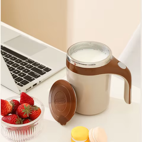 The New Fully Automatic Mixing Mug Is Kept Warm Practical Rechargeable The Style Is Novel and The Wireless Coffee Cup 8 best sales stainless steel espresso cup - №3
