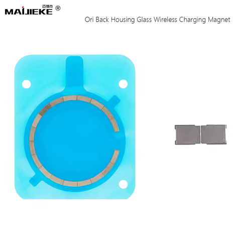 Back Housing Magnatic Replacement For iPhone 16 Pro 13 Pro Max 13mini 12 14 15 Pro Max Plus Rear Glass Wireless Charging Magnet 12 best sales iphone 12 housing replacement - №1