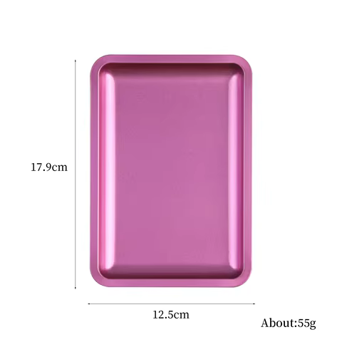1PC Square Stainless Steel Cosmetic Storage Tray Nail Art Manicure Plate Tweezers Clippers Pens Container False Nails Dish Tools 8 best sales american capsule - №8