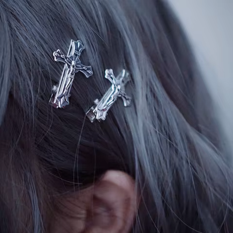 10 best sales emo hair clips - №6
