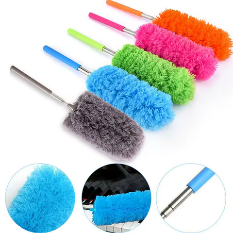 Feather Duster Long Telescopic Duster Magic Static Duster Brush 80cm Extendable Portable Mini Durable Washable 12 best sales 80 inch dildo - №11