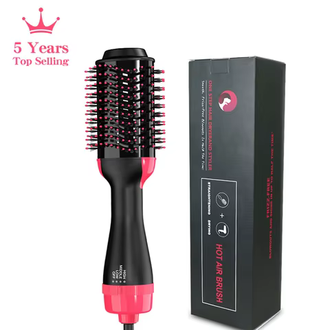 LISAPRO 3 IN 1 Hot Air Brush One-Step Hair Dryer And Volumizer Styler and Dryer Blow Dryer Brush Professional 1000W Hair Dryers 8 best sales dryer brush - №1