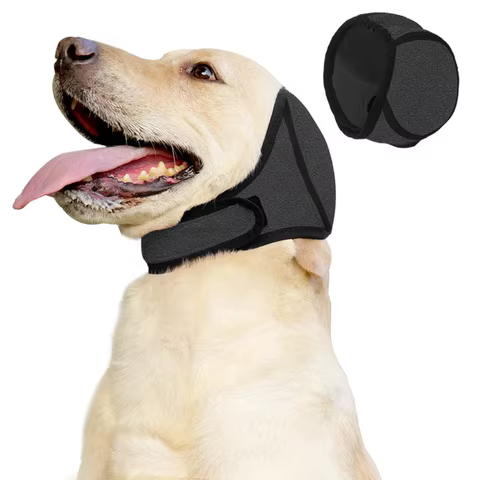 Hearing Protection Dog Calming Earmuff Shock Proof Waterproof Dog Soothing Headcover Noise Reduction Dog Earmuffs 8 best sales dog ear noise protection - №5