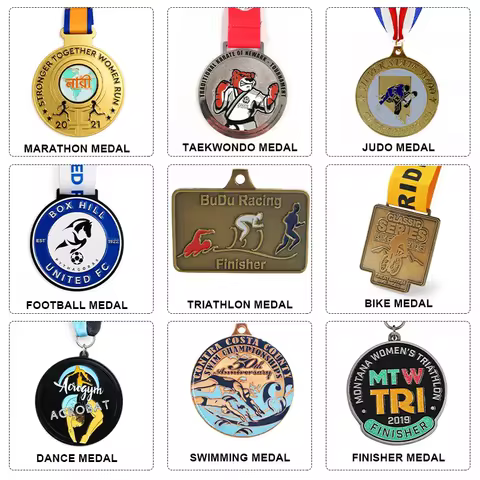 Low Price Custom Award Marathon Sport Metal Basketball Taekwondo Bicycle Swimming Running Competition Medal 10 best sales basketball medal - №2
