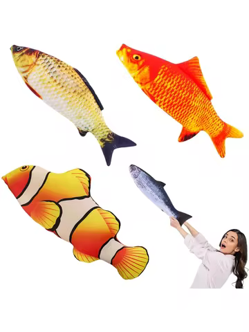 3D Simulation Gold Fish Plush Toys Stuffed Soft Animal Carp Plush Pillow Creative Sofa Pillow Cushion Gift Kids Toy Room Decor 10 best sales pigeon plush toy - №2