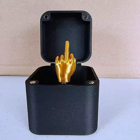 Interesting Prank Gift Middle Finger In Box Box Funny Creative Gifts Office Desk Decoration Home Decoration Gifts For Guests 10 best sales thank you gifts - №5