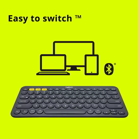 Logitech K380 Wireless Bluetooth Network Red Keyboard Tablet iPad Office 10 best sales red keyboard - №8