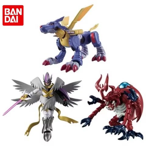 Original Bandai Digimon Adventure Atlur Kabuterimon Metal Garurumon Holy Angemon Box Eggs Assembly Ornaments Jewelry Models Toys 10 best sales digimon angemon - №10