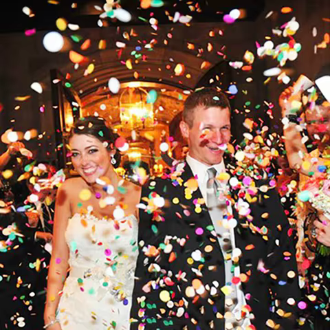 1000pcs/bag 1cm Paper Confetti Mix Color for Wedding Birthday Party Decoration Round Tissue Balloons 10g Baby Shower Decorations 12 best sales confetti wedding - №4
