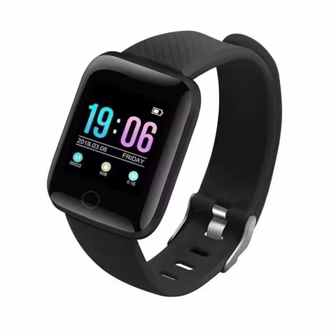 Smart Watch Sport Fitness Bracelet Control Music Message Display Pedometer Bluetooth Connect Smartwatch 116 Alarm Clock Weather 12 best sales bluth - №6