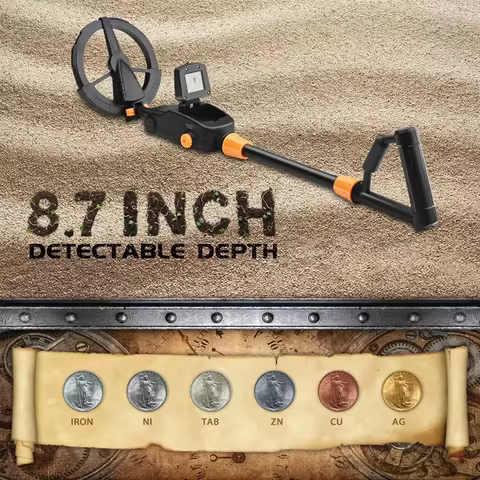 7.4 Inch Waterproof Kid Metal Detectors Gold Detector Lightweight Search Coil (24 8 best sales lcd quest - №4