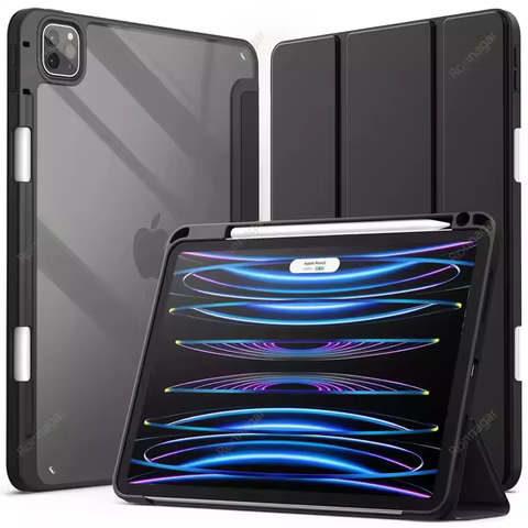 Smart Case for iPad Air 11 inch M2 M3 2025 2024 A16 11th Air 5th 4th Gen Pro11 13 M4 M2 Air 13 M2 M3 iPad 10th 9th 8 7 10.2 10.5 6 best sales lenovo tab p12 pro - №6