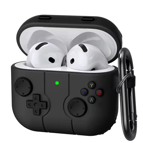 Earphone Case For Airpods 4 2024 Cute Cartoon 3D Gamepad Silicone Shockproof Box Cover For Airpods 1 2 3 2021 Airpods Pro 2 12 best sales wf 1000xm4 - №8