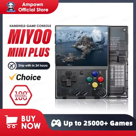 MIYOO Mini Plus Portable Retro Handheld Game Console V2 Mini+ IPS Screen Classic Video Game Console Linux System Children's Gift 10 best sales arcade powkiddy a12 - №6